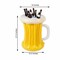 21-Inch Yellow White Inflatable Beer Mug Party BEVERAGE COOLER